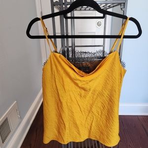 1. State Lace Trim Gold Tank